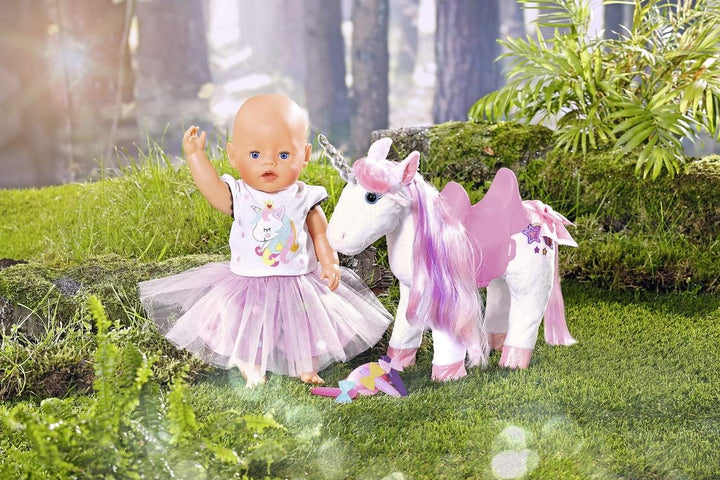 BABY born 828854 Animal Friends Einhorn Puppenzubehör 43 cm, bunt