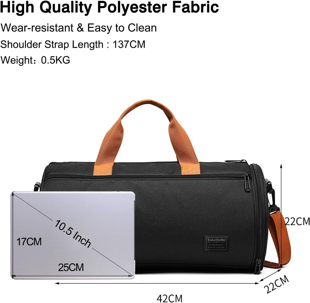 FANDARE Damen Reisetaschen Herren Klassische Sporttaschen Handgepäck Weekender Umhängetasche Weekend