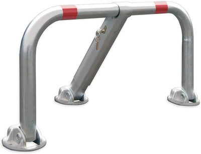 ARCO SRL 3-Fuss-Standard-Parkbügel - Parkplatzsperre, umlegbar mit Zylinderschloss, ARS480 Absperrbr