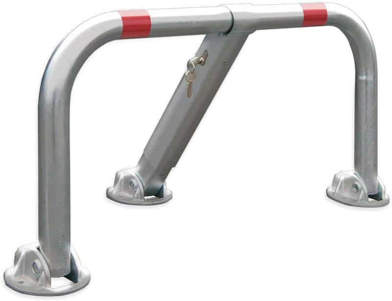 ARCO SRL 3-Fuss-Standard-Parkbügel - Parkplatzsperre, umlegbar mit Zylinderschloss, ARS480 Absperrbr