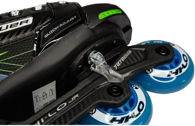 Bauer X-LP Inline Skate verstellbar Junior, Weite :R = Regular, Grösse:35-38.5