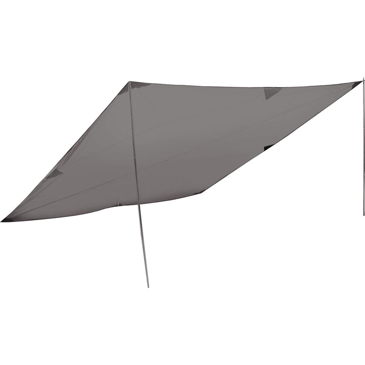 High Peak Sonnensegel Tarp 2, 400x400 cm, Sonnenschutz, Wetterschutz Tarp , Universal Camping Plane,