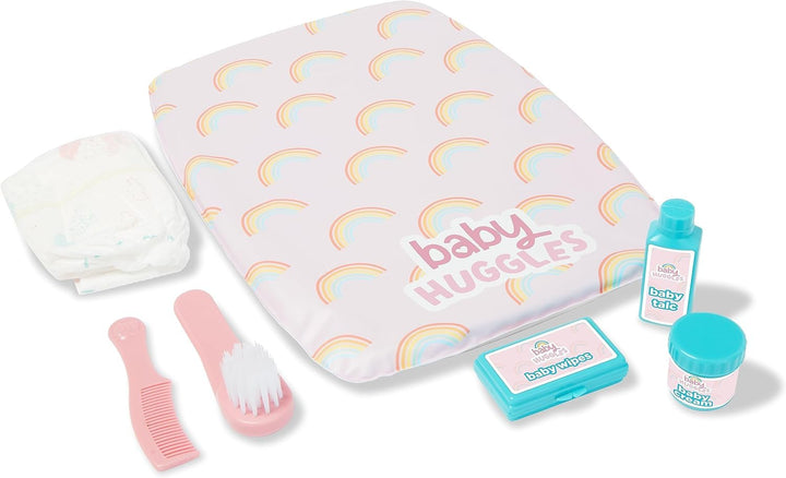 Casdon Changing Mat Set, Dolls Changing Mat & Care Set for Children Aged 3+, Includes Reusable Nappy