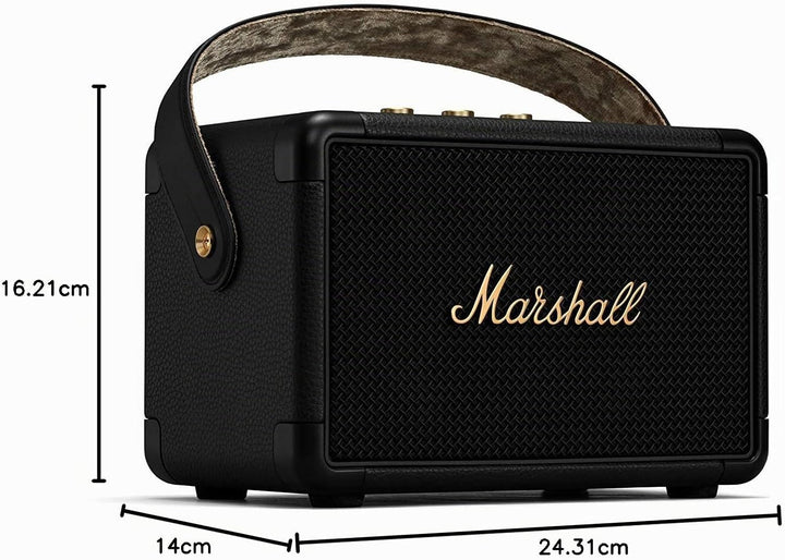 Marshall Kilburn II Bluetooth Tragbarer Wasserabweisend Lautsprecher, Kabelloser - Schwarz und Messi