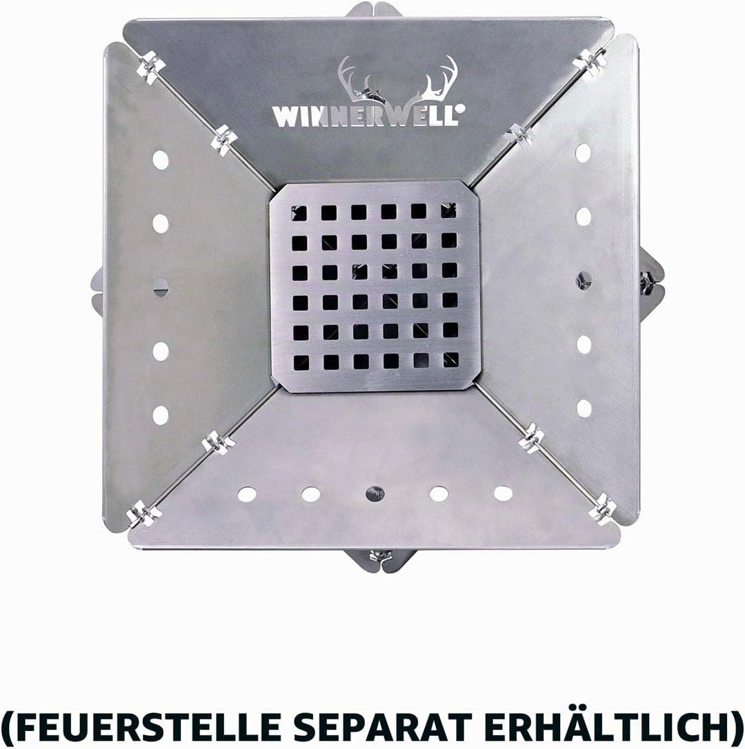 Winnerwell Kohlegitter Zubehör für mittelgrosse Flatfold Feuerstelle