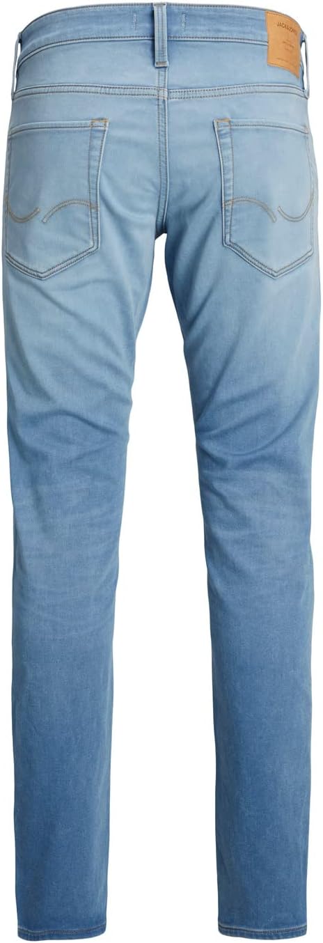 JACK &amp; JONES Male Slim Fit Jeans JJIGLENN JJICON GE 625 I.K Slim Fit Jeans 28W / 30L Blue Denim, 28W