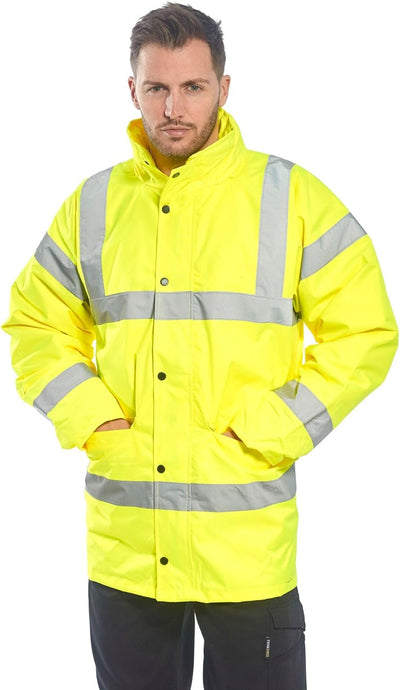 Portwest Unisex Hi-vis HiVis Traffic Jacke, Gelb, XXL EU XXL Gelb, XXL Gelb