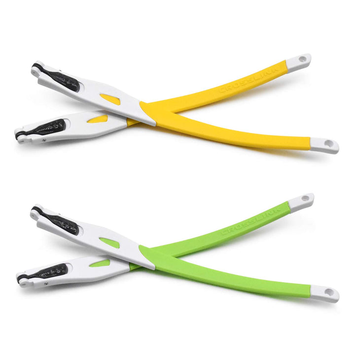 HKUCO Gelb/Hellgrün Gummi Ersatz weissen Rahmen Beine für Oakley Crosslink