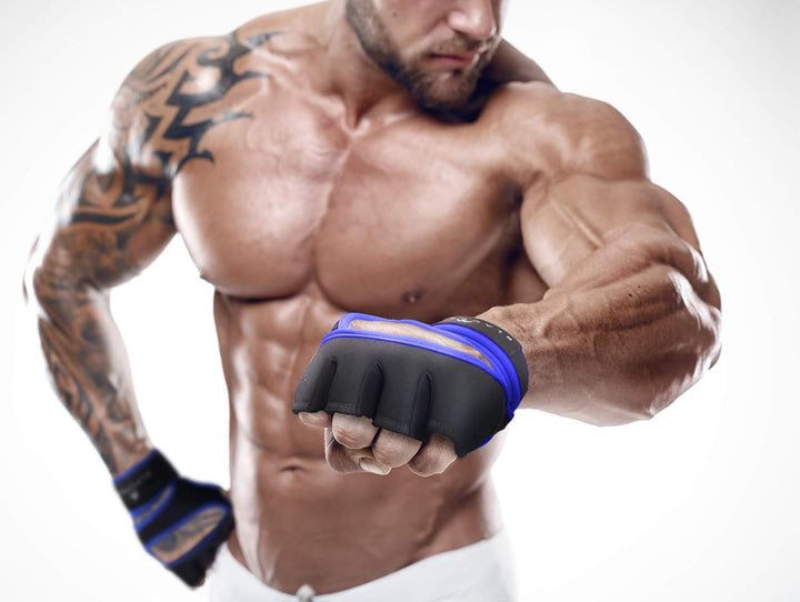 BLACKROX Fitnesshandschuhe Seattle Atmungsaktive Vergleichssieger Fitness Handschuhe mit Handgelenks