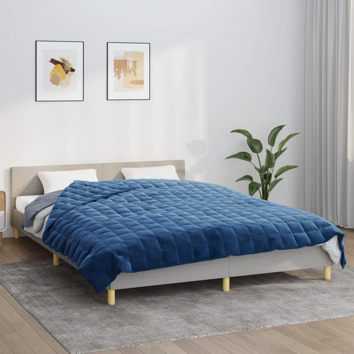 Gecheer Gewichtsdecke Blau 220x235 cm 15 kg Stoff 220x235cm;1;15 kg Blau, 220x235cm;1;15 kg Blau