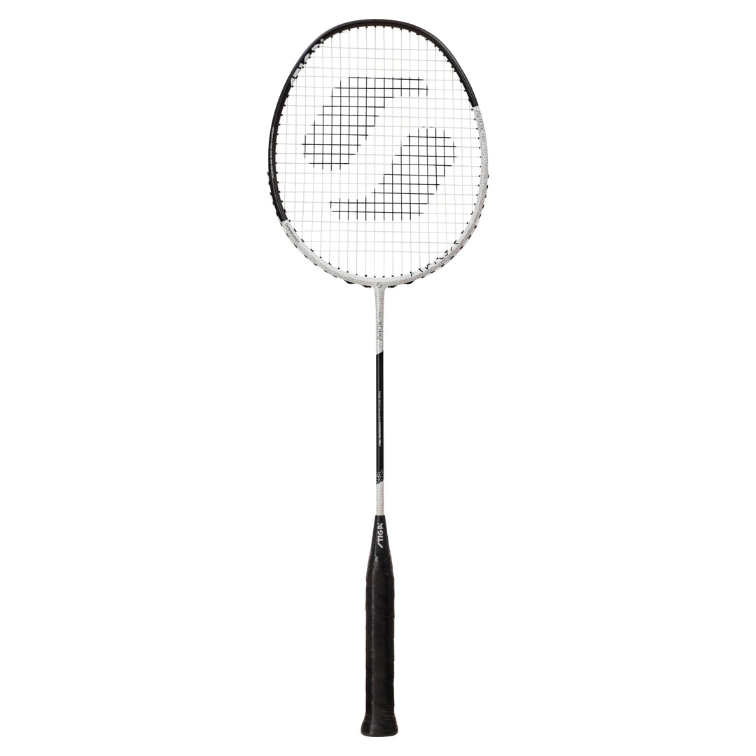 STIGA Badmintonschläger Aviox Pro - Head-Heavy Topschläger mit Exklusiver Kohlefaser für Unschlagbar