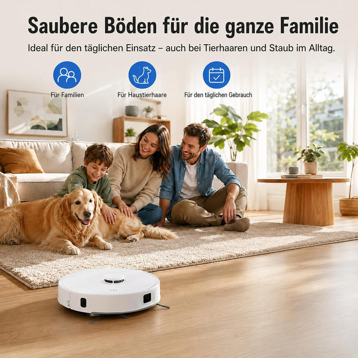 30 Stück Zubehör für Roborock QV 35A/QV 35S/QR 798/QR 598 Saugroboter | 8 Staubbeutel, 2 Hauptbürste