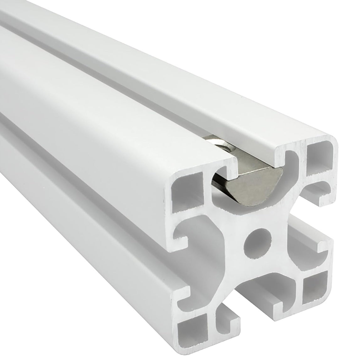 Nutenstein mit Federkugel und Steg M8 Nut 8 für Aluprofil 40-er - 100 Stück, 100 Stück