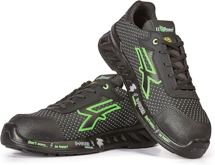 U-Power RED Leve Steve, Sicherheitsschuhe, leichte, durchtrittsichere Unisex-Turnschuhe, Bastsohle,