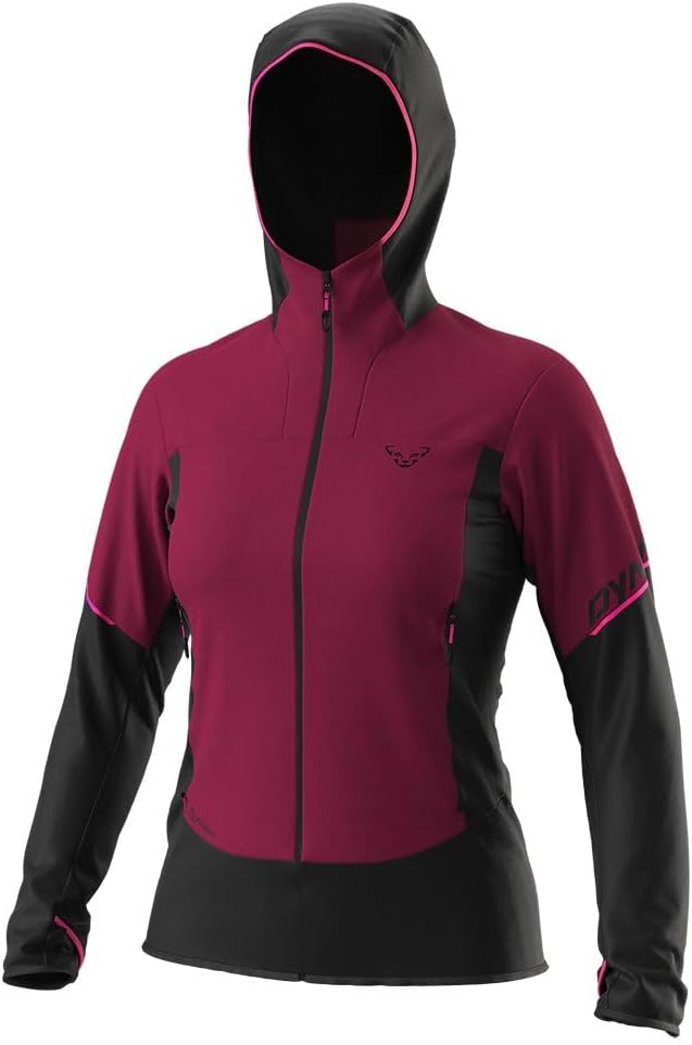 DYNAFIT Damen Traverse Alpha Hooded JKT W Jacke XS Rot, XS Rot