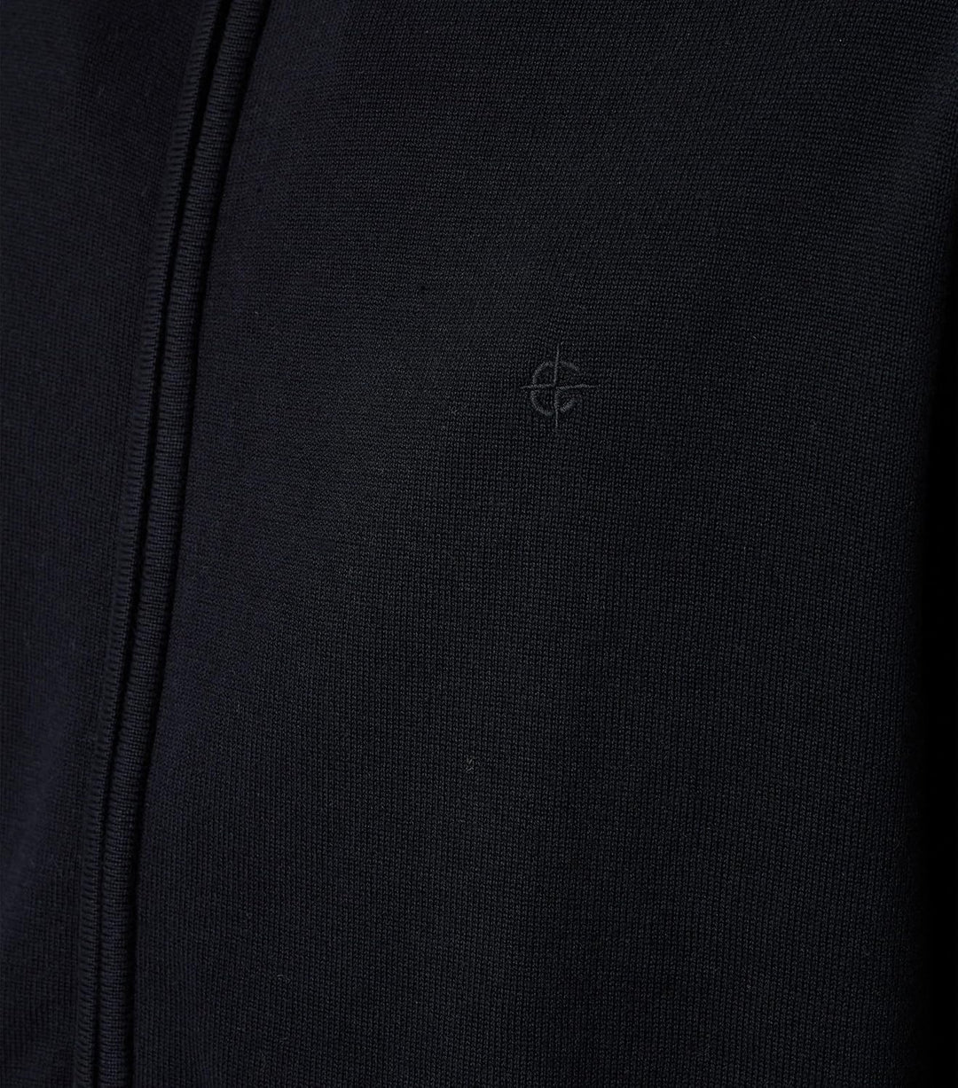 CASAMODA Herren Strickjacke, S Schwarz