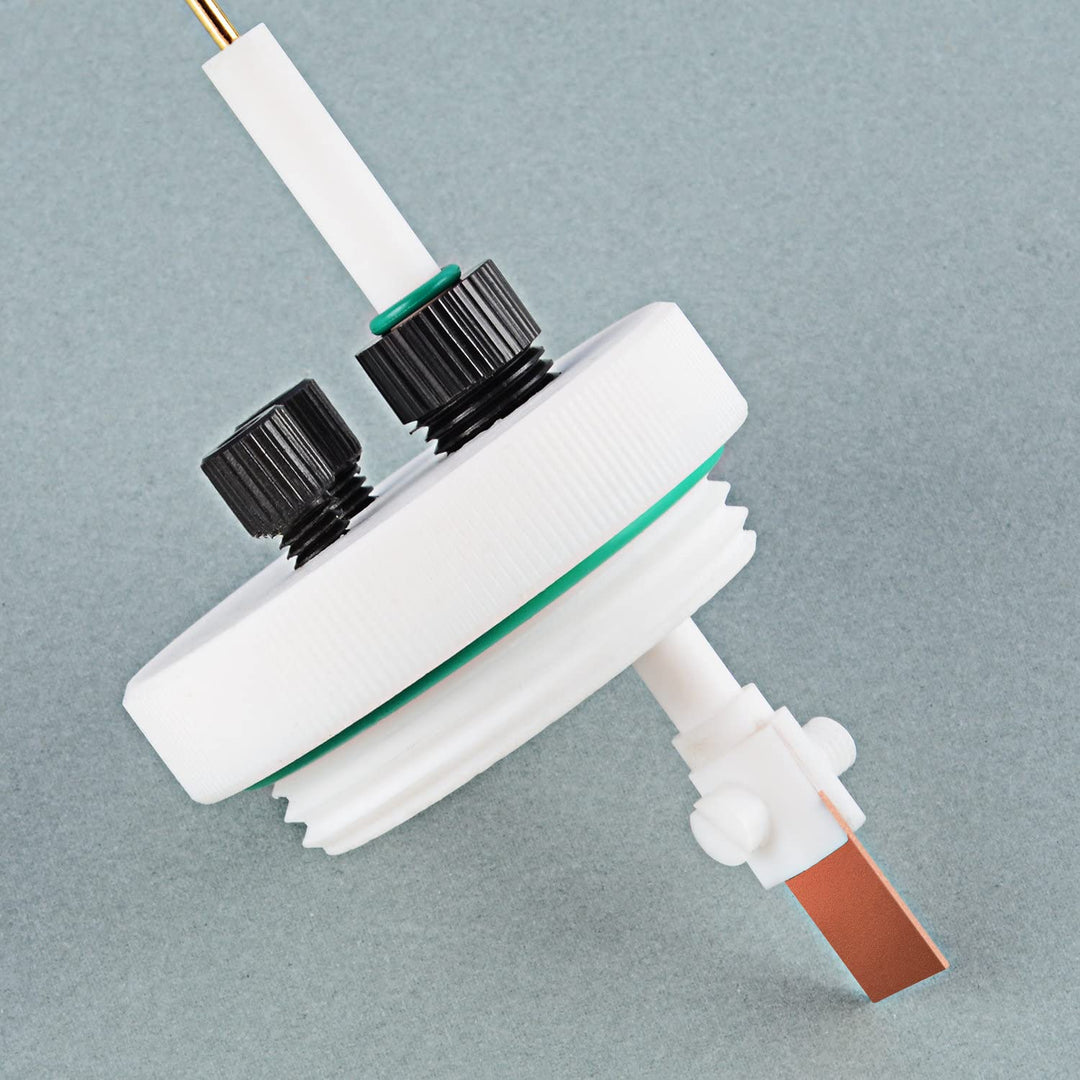 stonylab PTFE Titan Elektrodenhalter, Austauschbarer Mehrzweck Elektrodenhalter Clip mit 10 x 10 mm