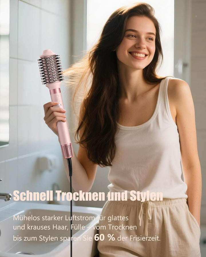 MESCOMB 5 in 1 Hairstyler und Ionen Haartrockner, mit Auto-Lockenaufsatz, Keine Hitzeschäden, Schnel