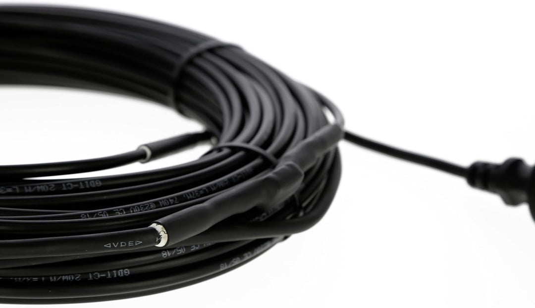 KERBL Frostschutzkabel 5 m (100 W, Heizkabel für Dachrinnen / Rohrleitungen, zur Überwinterung von P
