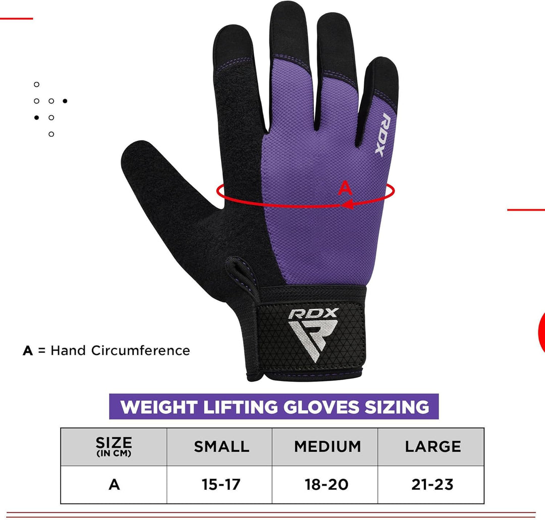 RDX Fitness Handschuhe Vollfinger Damen Herren, Gewichtheben Touchscreen Trainingshandschuhe, Bodybu