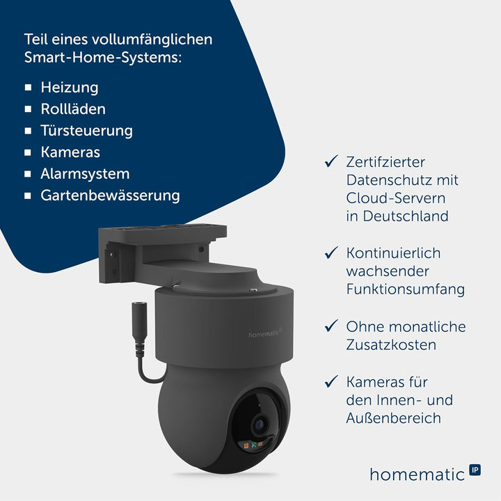 Homematic IP Aussenkamera, anthrazit, Aussenkamera, anthrazit