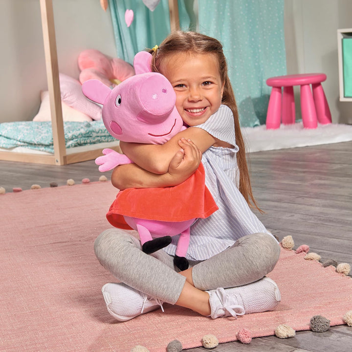 Peppa Wutz Plüschfigur 33cm – weiches Kuscheltier für Kinder ab 0 Jahren – Peppa Pig Stofftier bekan