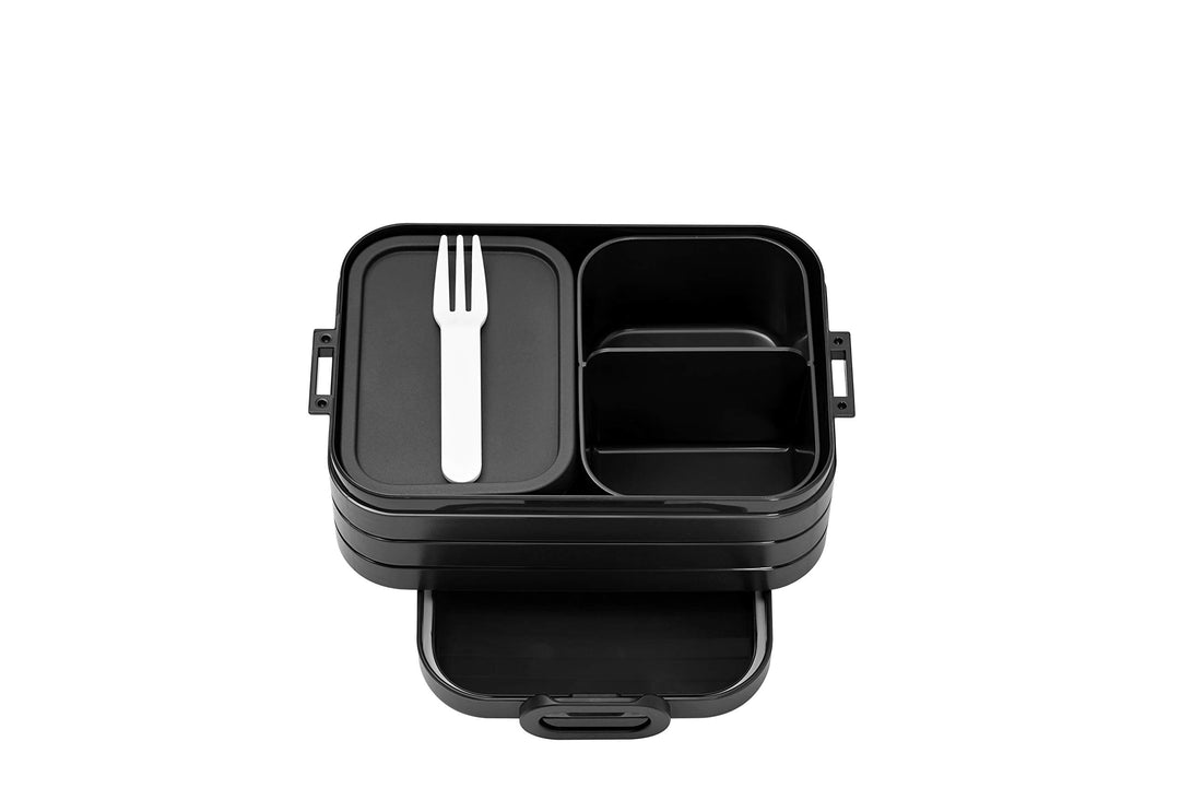 Mepal Brotdose Midi - Brotdose mit Bento Box - Für 2 Sandwiches oder 4 Brotscheiben - Lunchbox für k
