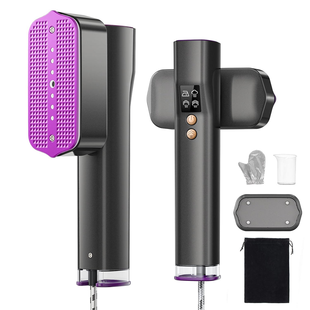 VIWAVE Steamer Dampfglätter 1200 W, 100–240 V Dual-Spannung-Reisebügeleisen, 15S Schnellaufheizung,