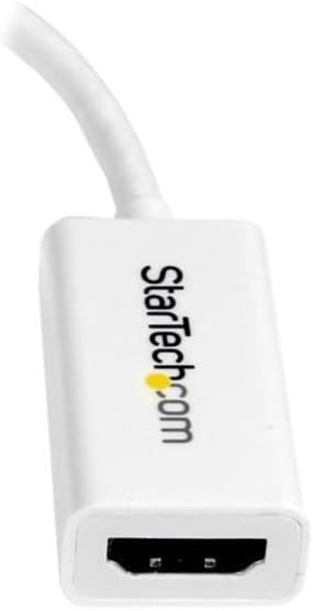 StarTech.com Mini DisplayPort auf HDMI 4k @ 30Hz Adapter - DP 1.2 zu HDMI Audio Video Konverter für