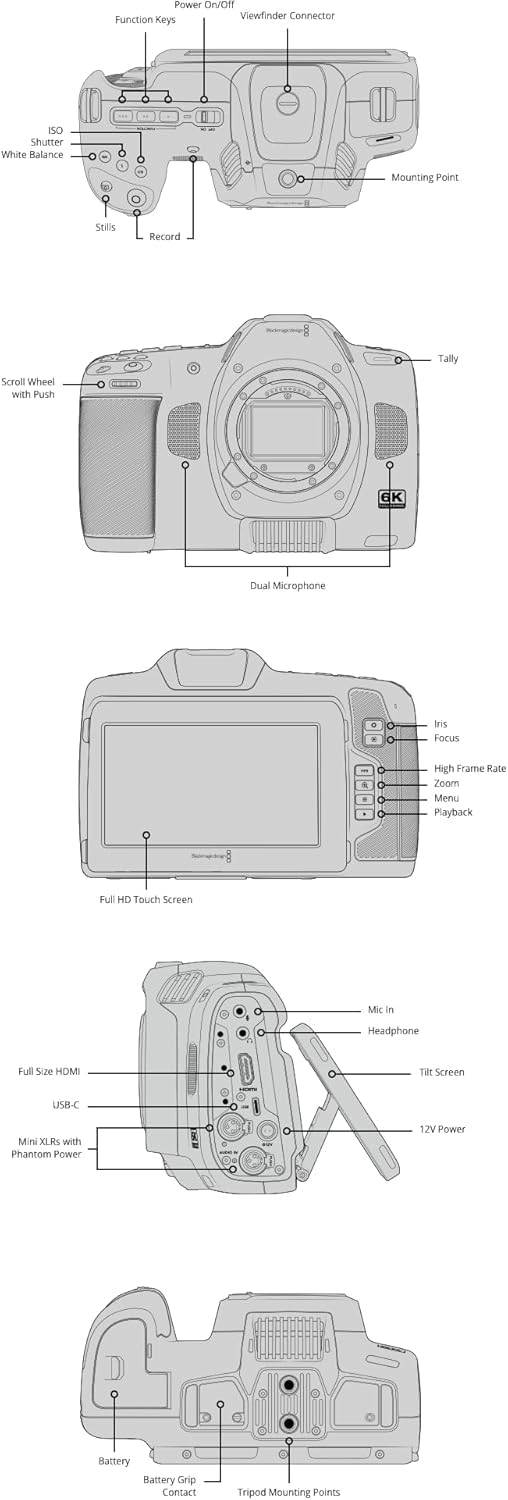 Blackmagic Design Cinema Kamera 6K (BM-CINECAM60KLFL)