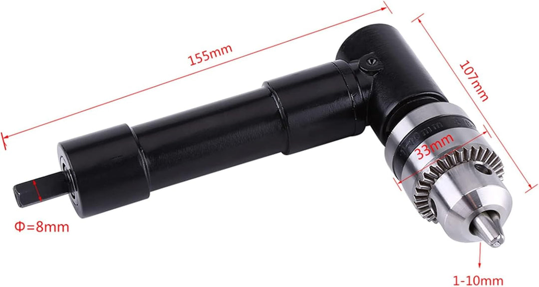 90 ° rechtwinklig Fahrer Winkel Verlängerung Power Schraubendreher Bohrer Sechskantschaft Bohrer Ada