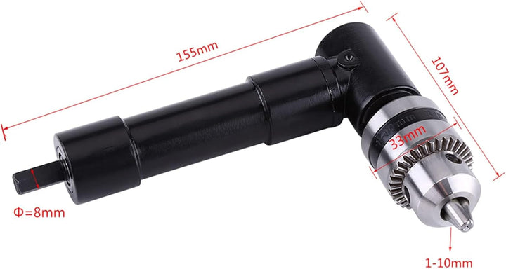 90 ° rechtwinklig Fahrer Winkel Verlängerung Power Schraubendreher Bohrer Sechskantschaft Bohrer Ada