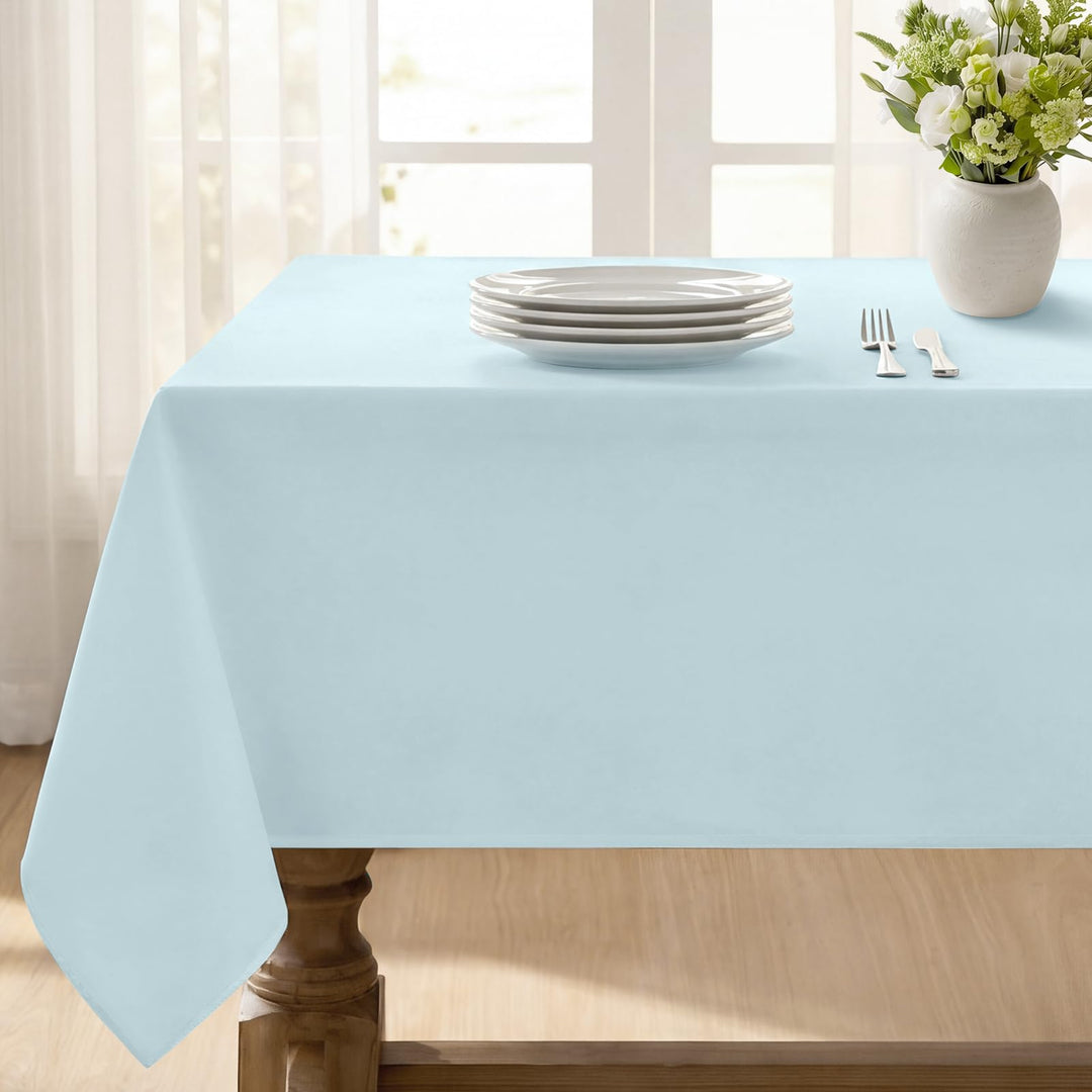 Softalker Rechteckige Tischdecke, wasserdicht und schmutzabweisend, knitterfrei, waschbar, 210 g/m²,