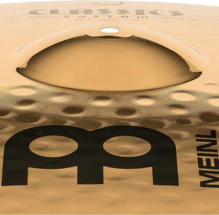 Meinl Cymbals Classics Custom Brilliant Powerful Ride 20 Zoll (Video) Schlagzeug Becken (50,80cm) B1