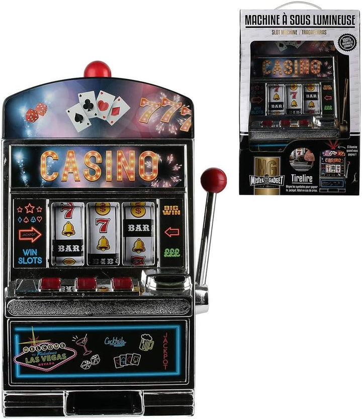 Mister Gadget MG3073 CMMG3073 Einarmiger Bandit, Schwarz, Einheitsgrösse