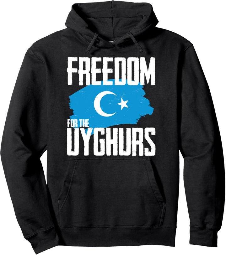 Freiheit für Uiguren - freedom for Uyghurs Pullover Hoodie