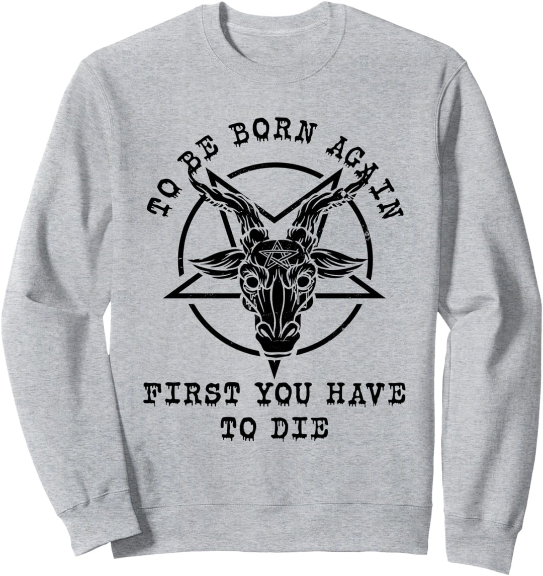 Sigill of Baphomet Gifts Pentagramm Ziegenkopf Satanisch Sweatshirt