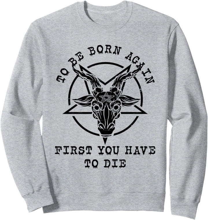 Sigill of Baphomet Gifts Pentagramm Ziegenkopf Satanisch Sweatshirt