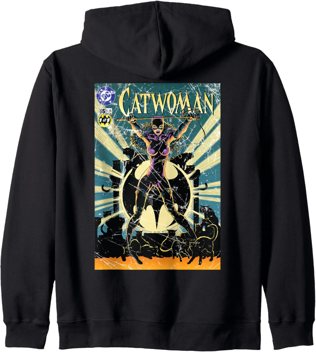DC Catwoman Abdeckung CW55 Kapuzenjacke