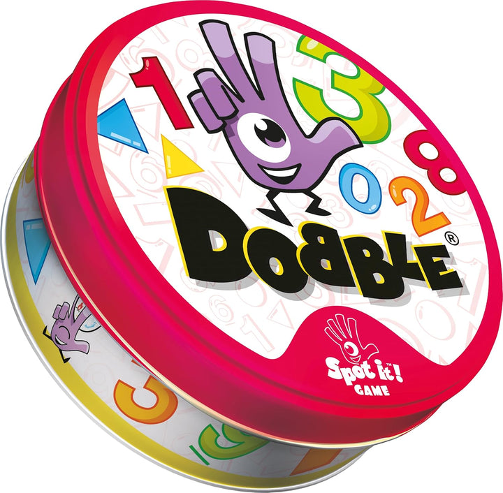Zygomatic, Dobble 1,2,3, Eco-Sleeves, Kinderspiel, Kartenspiel, 1-5 Spieler, Ab 3+ Jahren, 10 Minute