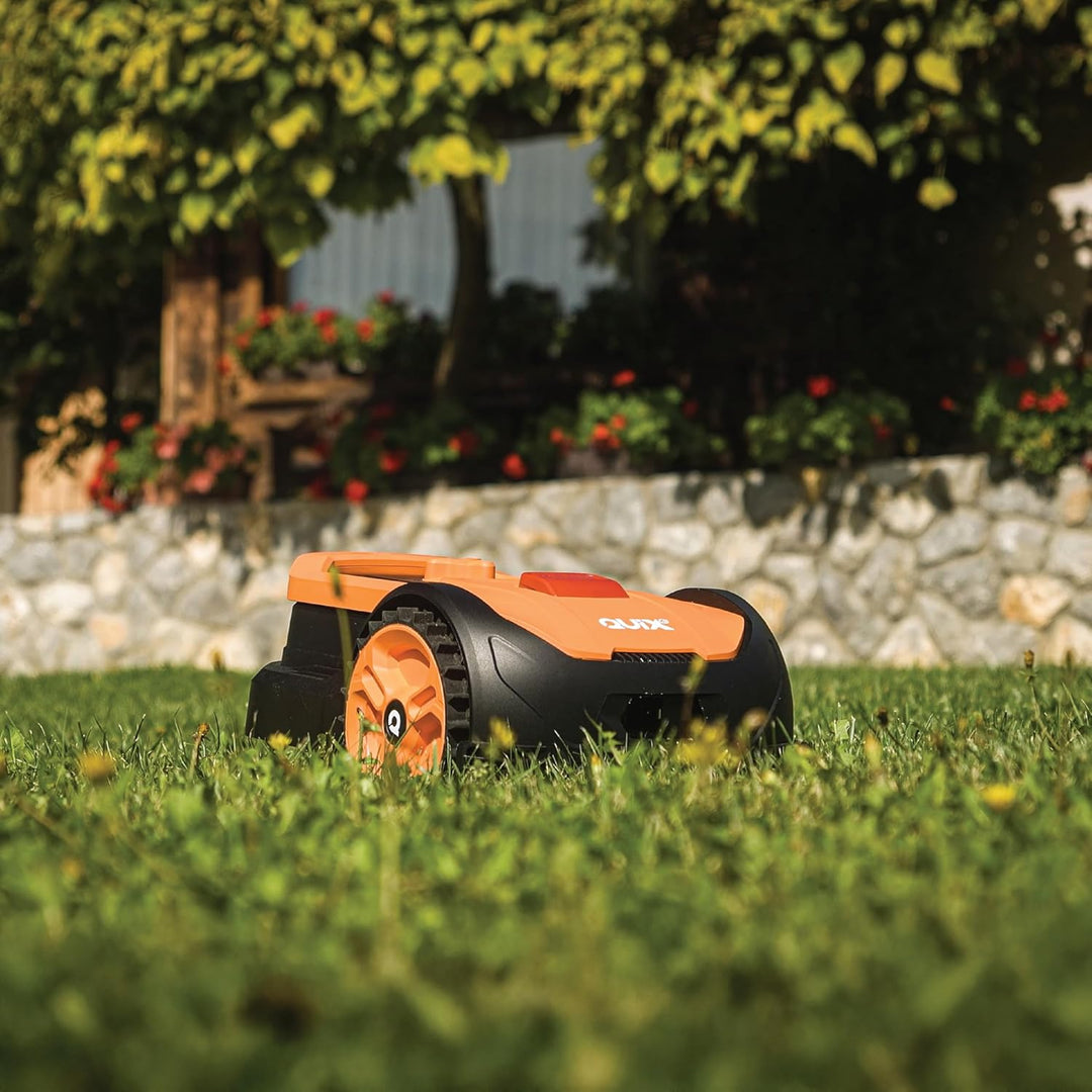 VILLAGER QUIX XS Mähroboter – Kompakter 18V Akku-Rasenroboter für bis zu 300m² – 160mm Schnittbreite
