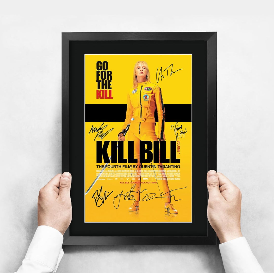HWC Trading Kill Bill Vol. 1 Die Cast Geschenke Printed Poster Autogramm Bild für Film-Memorabilia F