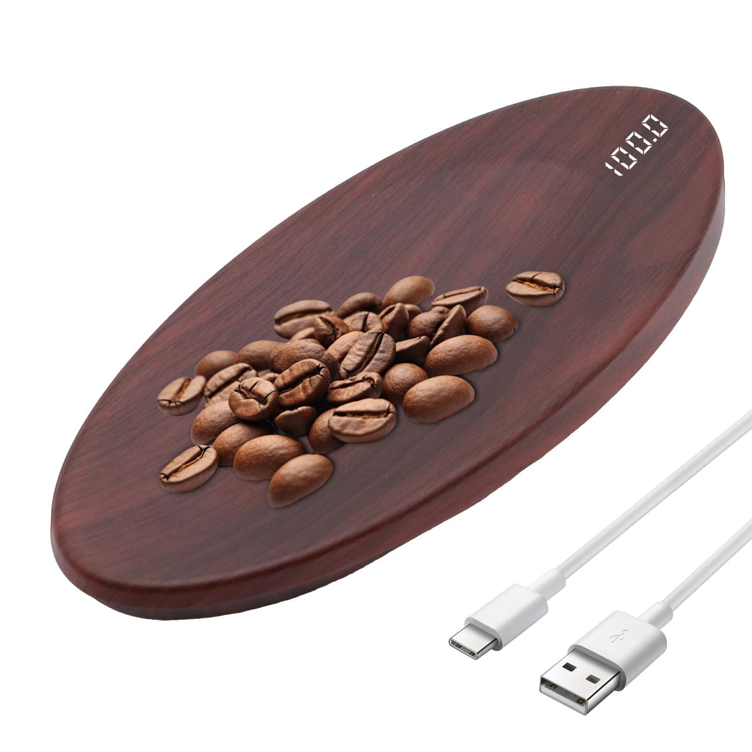 Mini Kaffewaage, Digitale Küchenwaage, Präzisionswaage 0.1g/200g, Tragbare Digitale Küchenwaage für