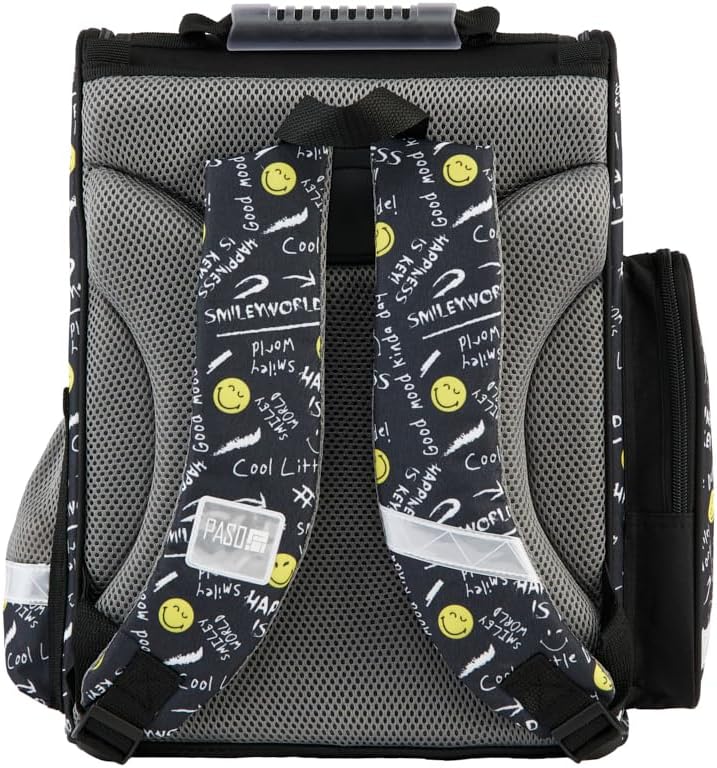 Goldkids - Schulranzen für Jungen und Mädchen - Schul-Rucksack für Kinder mit Federmäppchen - Schuhb