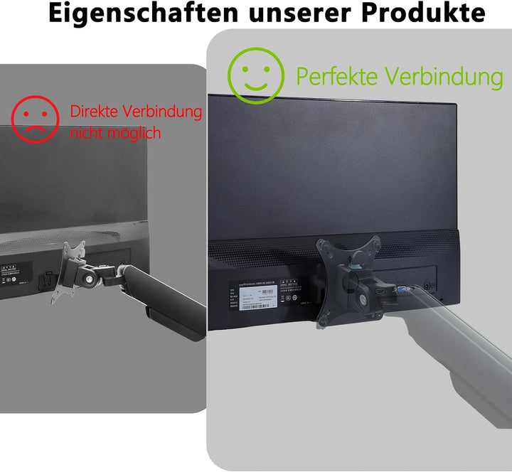 SB271 VESA-Adapter kompatibel mit Acer 24" 27" Monitoren(Passend für SA241Y bi,SA271 bi,SB241Y Abi,S