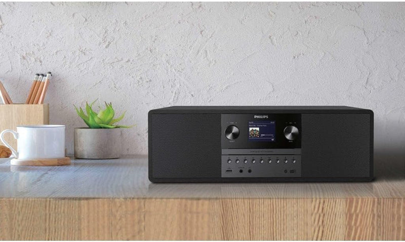 Philips M6805/10 Mini Stereoanlage mit CD und Bluetooth (Internet Radio DAB+/UKW, USB, Spotify Conne