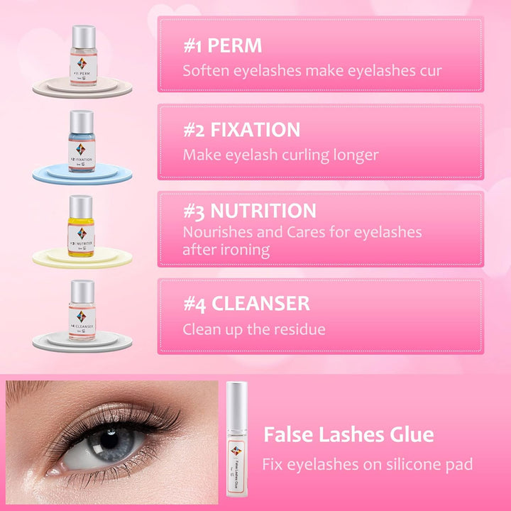 Bestauty Wimpernlifting Set, 2024 Aktualisiertes Lash Lift Kit, Wimpernwelle Lash Lifting Set, Profe