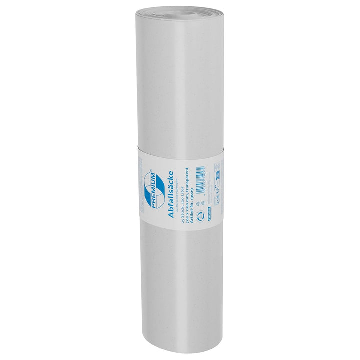 Müllsäcke DEISS PREMIUM transparent Typ 60, 120 L, 10 Rollen, 250 Stück