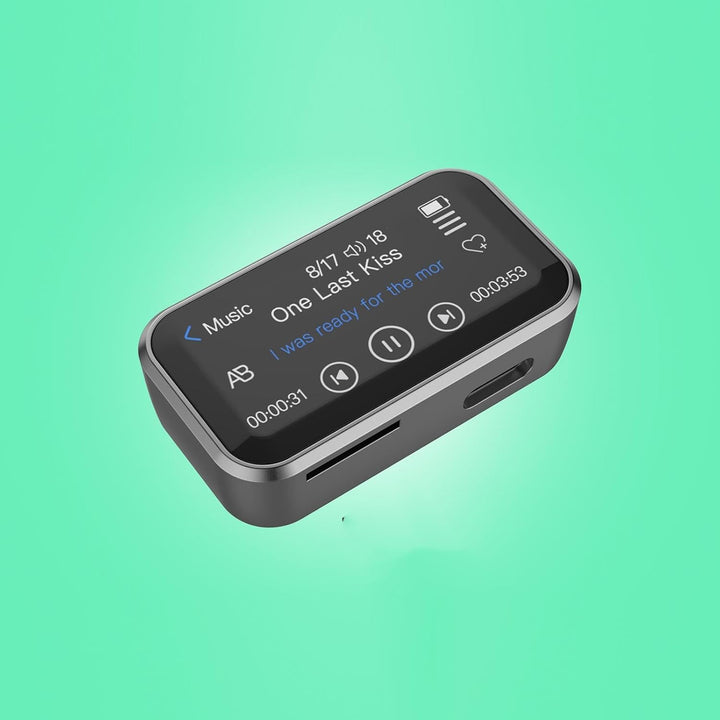 Cuifati 32 GB MP3 -Player mit Bluetooth &amp; Back -Clip, 1,47in Voll -Touchscreen -tragbarer Musikplaye