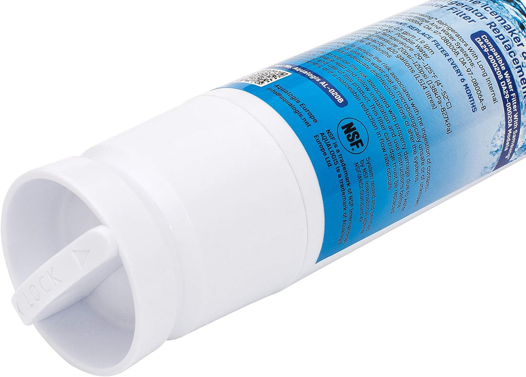 2 x Aqualogis Wasserfilter ersetzt Samsung DA29-00020B, DA29-00020A, HAF-CIN, HAFCIN